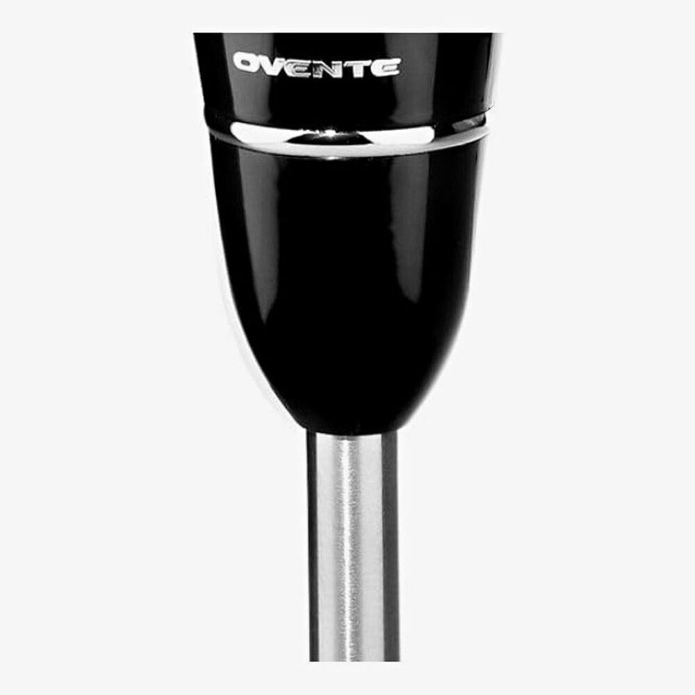 OVENTE Handheld Immersion Blender Stick 300W 2-Speed Stainless Steel Black